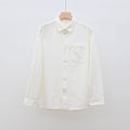 Nengmeng All-Cotton Washed Pocket Casual Shirt