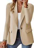 Women's Fall Long Sleeve Blazer + Cardigan 2026 | Layered Cardigan - Rose Red