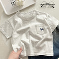 children's pure cotton t-shirt pure cotton boys summer clothes baby new children's clothing girls lo
