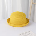 children's small curly brim straw hat korean version new cartoon animal shape hat baby men and women