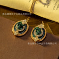 Overseas Western Fashionable Personality Vintage Accessory Stock Up vintage Alloy Pendant Necklace Jewelry Set Women