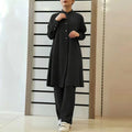 Casual Loose Shirt + Pants 2-Piece Set