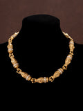 Vintage Imperial Breeze Necklace Retro Simple Versatile Accessory Set Premium Glaze Rhinestone Necklace