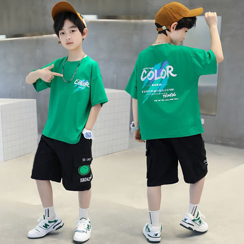 Boys' T-Shirt & Shorts 2-Piece Set