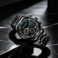 Overseas Export Multifunction Mens Watch Chronograph Time Glow Date Waterproof Stainless With Quartz Watch Drop Ship