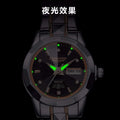 Cypress Reach Eggplant New Trendy Waterproof Date Glow Ladies Watch Student Korean Trendy Fashionable Luxury Quartz Watch