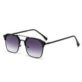 New Formal Men Sunglasses Outdoor Sunshade Browline Frame Trendy Fashionable Sunglasses Sun-Proof Driving Sunglasses