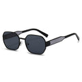 Retro Hot Girl Polygon Sunglasses Small-Frame Wide UV-Proof Women Sunglasses Influencer Personality Fashionable Glasses