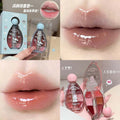cappuvini 6-Color Mirror Lip Jelly - Glassy Plump Lip Gloss with Glow