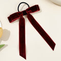 Gem Li Bestseller Retro Plush Bow Hair String Versatile Hair Tie Sweet Head Jewelry Forest Style Hair Accessory