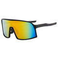 Men Cycling Glasses Iridescent Big Frame Women Sunglasses Outdoor Sport Bicycle Windproof Sunglasses In Stock