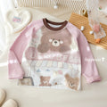 Girls' Contrast Raglan Printed T-Shirt