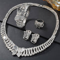 Western Simple Overseas Butterfly Pendant Trendy New Beach Bestseller Necklace Bracelet Set Earrings Ring Set