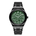 PINTIME / Item Time Cross-Border Hit Mens Watch Fashionable Formal 3D Relief Leaves Waterproof Quartz Watch