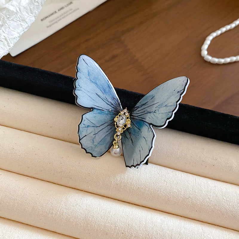 Dreamy Blue Butterfly Hair Clip - view 11