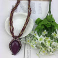 Overseas Accessory Western Retro Bohemian Ethnic Style Teardrop Cat-Eye Stone Sweater Chain Fashionable Necklace Accessory