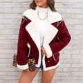 Women's Fall-Winter Fashion Wool Lapel Collar Jacket 2026 | Trendy Jacket - Dark Gray