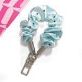 Custom Print Stretch Pleated Hair Tie Anti-Loss Hand Machine Hanging Cord Key String Multi-Use Hand Wrist Short Keychain