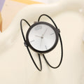 2025 New Simple Round Ring Women Quartz Bangle Watch Cross-Border Export Watch Supply Stock Wholesale