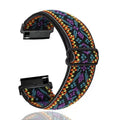 For fitbit versa1 / 2 Stretch Band Nylon Watch Band Adjustable 20 / 22mm Woven Wrist Strap