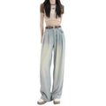 Slimming Relaxed High Waist Pleated Drapey Loose Pants