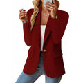 Women's Fall Long Sleeve Blazer + Cardigan 2026 | Layered Cardigan