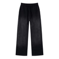 Men's Fall American Retro 450G Spray-Dye Distressed Washed Loose Fit Drawstring Sweatpants