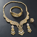 New Western Statement Accessory Fashionable Retro Ethnic Style Wave Necklace Set AliExpress Supply Factory Wholesale