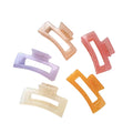 Large No. Fruit Freeze Color Square Claw Fresh Elegant Back Brain Spoon Updo Claw Clip Head Jewelry Hair Accessory