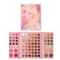 80-Color Eyeshadow Palette - Matte & Pearl Finish with Blush & Highlighter