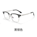 BW7001V Pure Titanium Prescription Glasses Men Trendy With Rx Ultra-Light Big Face Formal Anti-Blue Glasses Frame