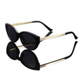 Cat-Eye Frame Glasses Anti-Blue Overseas 2026 New Western Fashionable Trendy Premium Plano Glasses Women