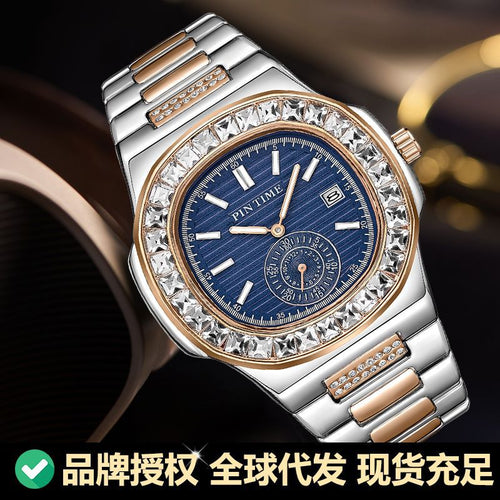 PINTIME / Item Time Overseas Watch Men Bestseller Quartz Date Formal Trendy Watch Source Straight Lot Dropship OK