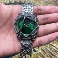 Y2K Year Original Retro alabaster Western Unique-Shaped Spider Web Watch Men Stylish Waterproof Quartz Watch