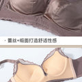 6802蕾丝缎面内衣中厚款小胸聚拢收副乳无钢圈性感无痕舒适文胸