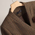 Women's Fall-Winter Chanel-Style Petite Wool Fitted Blazer + Top 2026 - Gray Suit + As Pictured