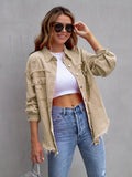 Women's Long Sleeve Mid-Length Long Jacket 2026 | Trendy Jacket - Violet