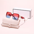 Big Frame Sunglasses Sun-Proof UV-Proof Fashionable Trendy New Import Women Influencer Style Premium Sunglasses