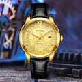 Item Time Watch Men Mechanical Watch Self-Winding Mens Watch Light Luxury Formal Mechanical Gold Watch Men Premium Waterproof Mens Watch