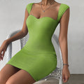 Women's Sleeveless Knit Bodycon Party Dress