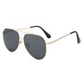 Metal Pair Bridge Aviator Men Driving Western Classic Sunglasses Retro Pilot Sunshade Sunglasses Premium