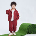 Boys' Letter Print Cardigan Sports Set