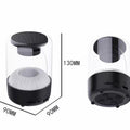 New transparent suspended Bluetooth audio, colorful lighting, smart glass speaker, high quality sound quality, large volume subwoofer