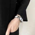 Fits Xiaomi Band 10 / nfc Band Summer New 9 / 8nfc Leather Trim Bangle Wrist Strap Women Light Luxury