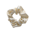 Fashionable Korean Silk Large Cord Hair Tie French 100 % Mulberry Silk Hair Tie Hair Accessory Ponytail Head Flower Wholesale Hair Care