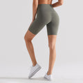 brushed five-point lulu yoga pants for women without embarrassing lines, high-waisted outdoor cyclin