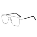 New RedNote Bare Face Ultra-Light Glasses Frame Metal Retro Pair Bridge Blue-Light Glasses Women Photochromic Glasses Women