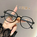 Elastic Paint Presbyopia Glasses Blue-Light Lens Bare Face Slender Ultra-Light Frame Overseas Fashionable Green Unisex Reading Glasses