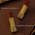 Vintage Accessory Height Stock Personality Design Detail Lipstick Stud Brooch Accessory Western Heavy-Duty Fashionable Jewelry Set