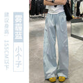 american quick-drying overalls for women 2026 summer thin loose high-waist casual wide-leg sports pa